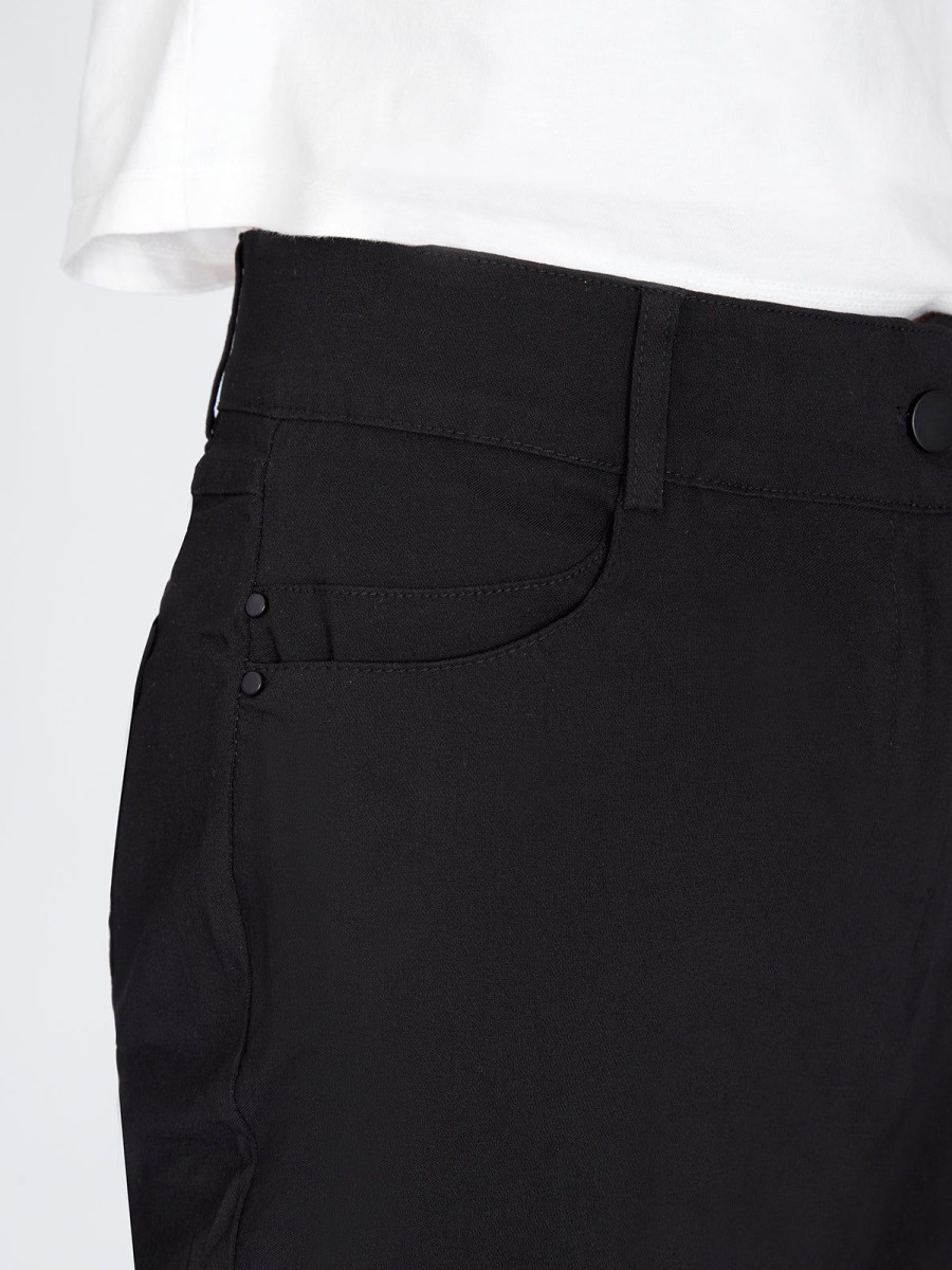 Women 89th + Madison Pants | Millennium Stretch Straight Leg Pants Black