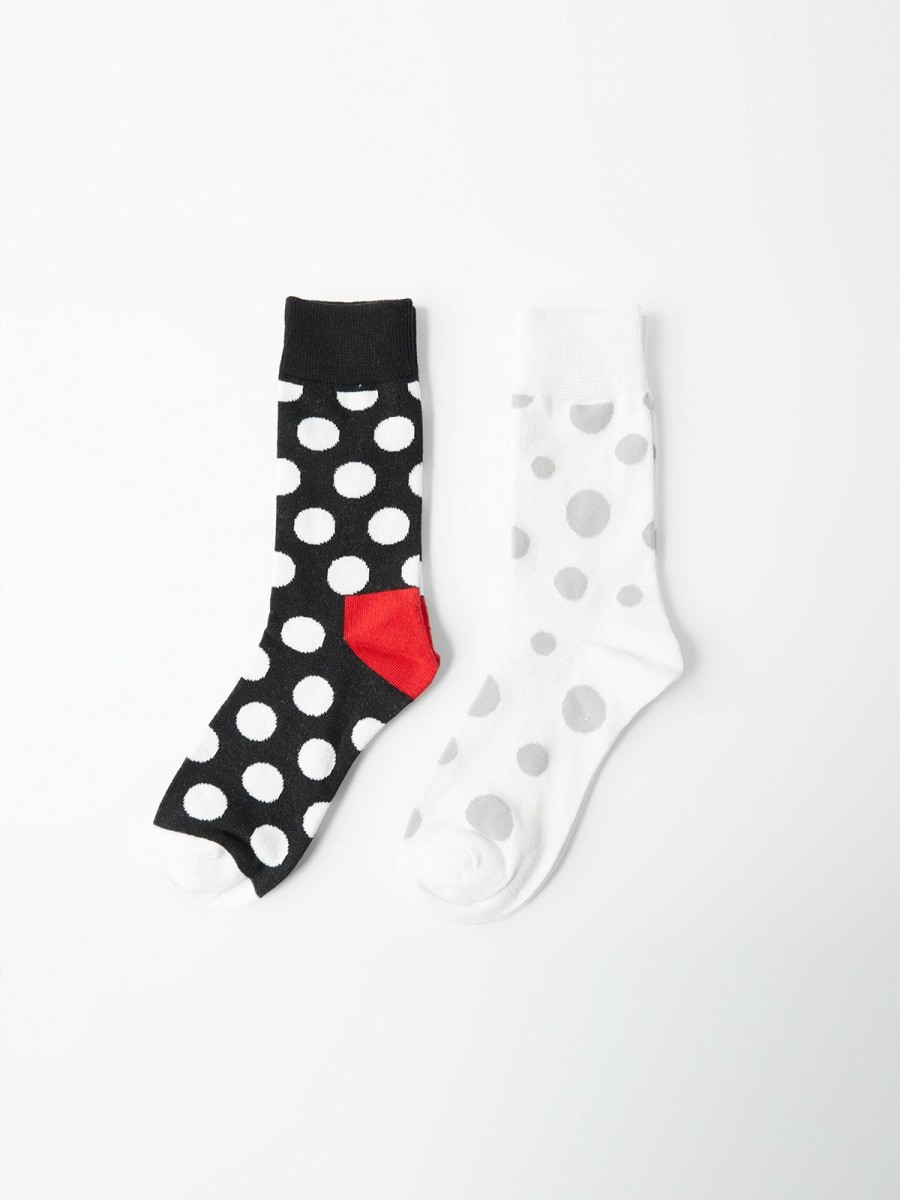 Women 89th + Madison Socks | Assorted 2-Pack Socks Black/Dots