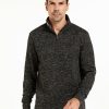 Men 89th + Madison | Quarter Zip Heather Sweater