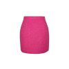 Women 89th + Madison Skirts | A-Line Tweed Skirt Pink Check Tweed