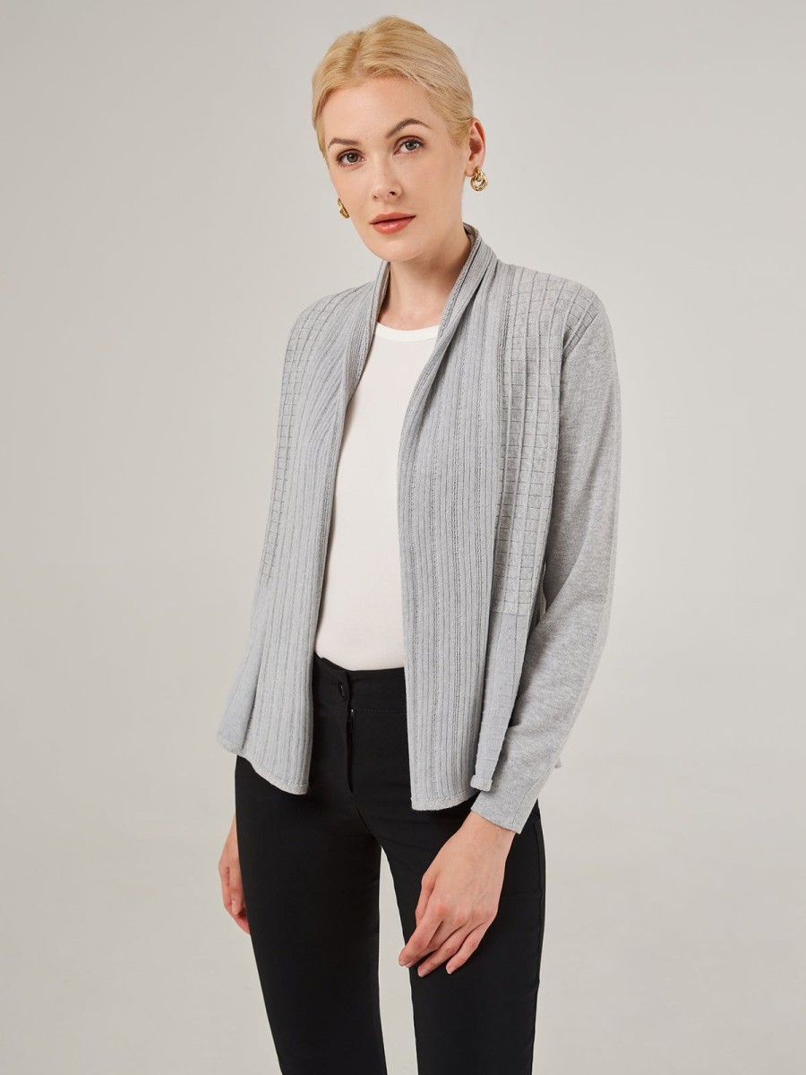 Women 89th + Madison Tops | Fan-Back Short Cardigan