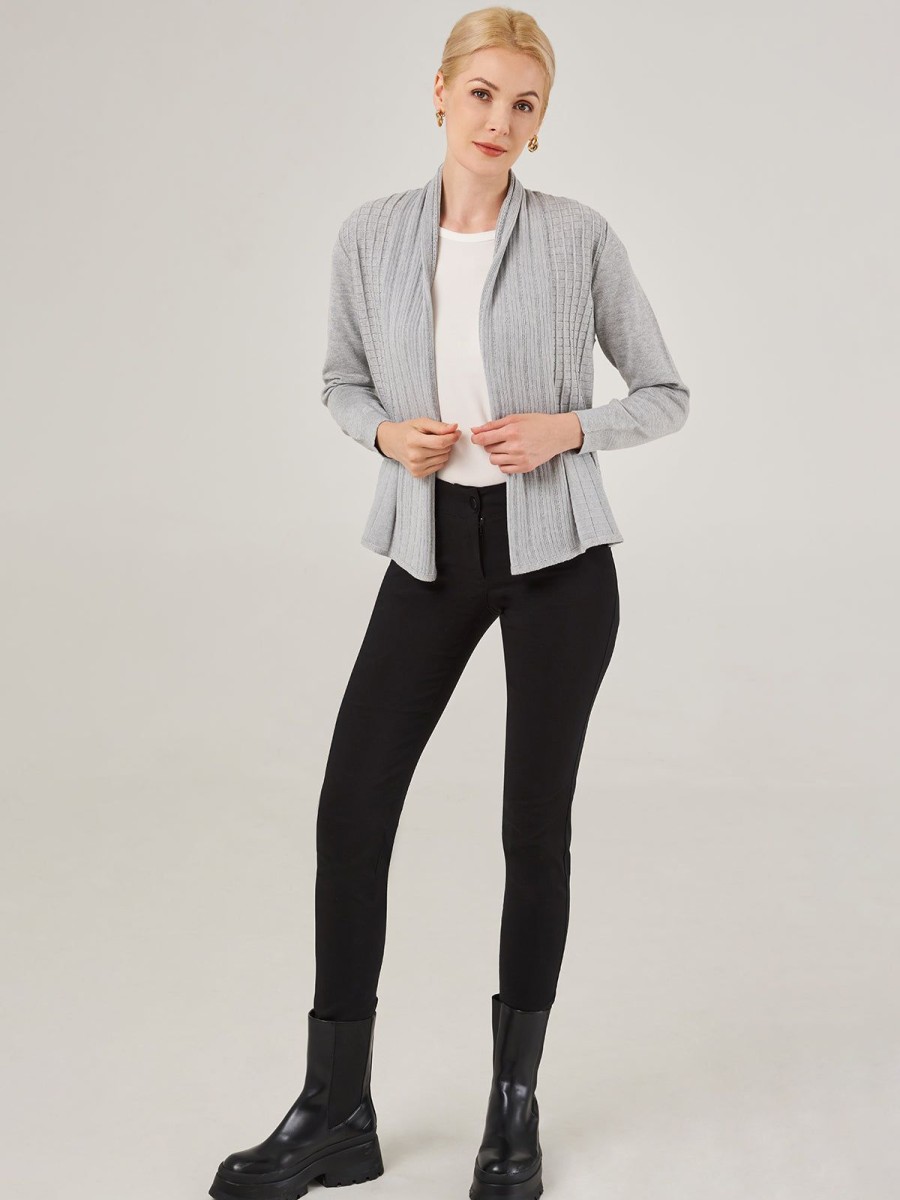 Women 89th + Madison Tops | Fan-Back Short Cardigan