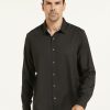 Women 89th + Madison Tops | Button-Up Shirt Rt Black