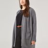 Women 89th + Madison Tops | Wide Rib Trim Open Cardigan