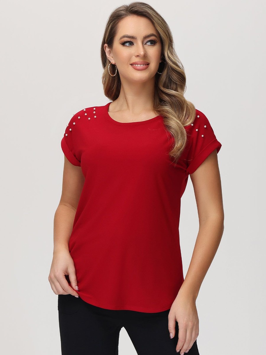 Women 89th + Madison Tops | Pearl Dolman Sleeve Top