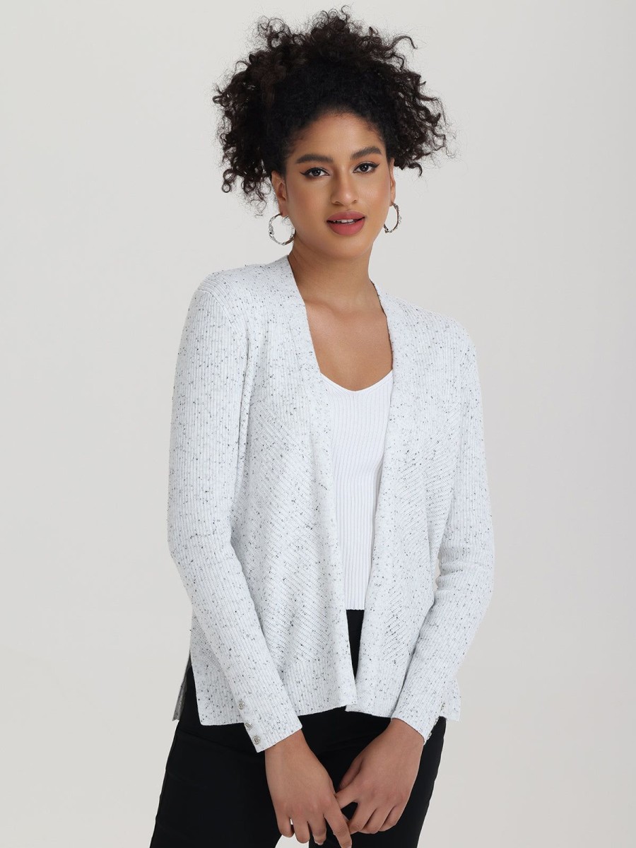 Women 89th + Madison Sweaters & Cardigans | Fleck Rib Cardigan