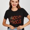 Women 89th + Madison Tops | Hocus Pocus Graphic Tee Black