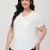 Women 89th + Madison Tops | V-Neck Pocket Tee