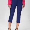 Women 89th + Madison Pants | High Waist Pull-On Capri Pants Medieval Blue