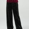 Women 89th + Madison Pants | Velvet Wide Leg Pant