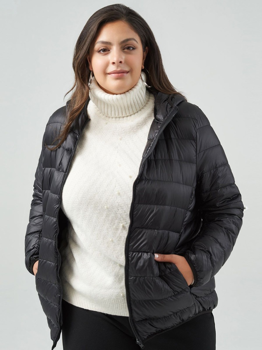 Women 89th + Madison Jackets & Blazers | Light Weight Hooded Short Down Jacket