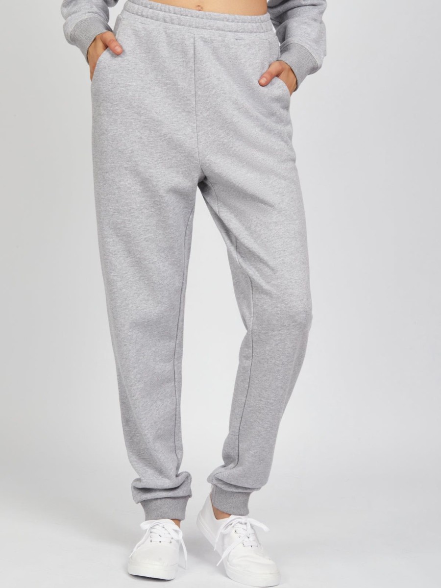 Women 89th + Madison Pants | Cuffed Joggers Heather Grey