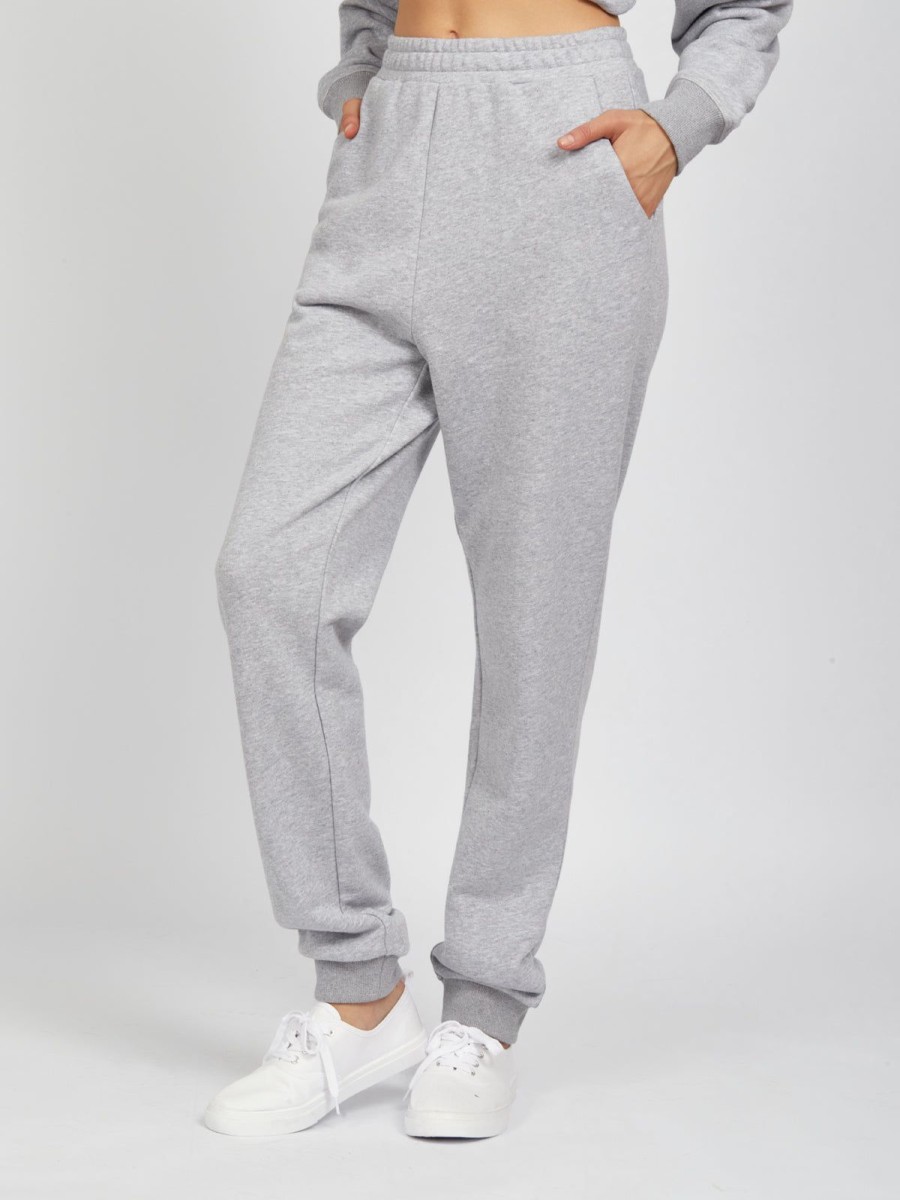 Women 89th + Madison Pants | Cuffed Joggers Heather Grey