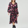 Women 89th + Madison Dresses | Print Puff Sleeve Dress