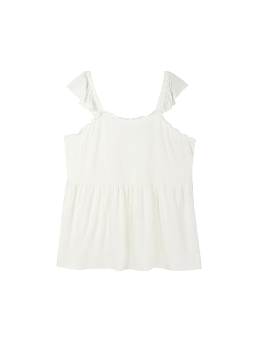 Women 89th + Madison Tops | Ruffle Sleeve Tank