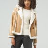 Women 89th + Madison Jackets & Blazers | Faux Suede Jacket Tannin