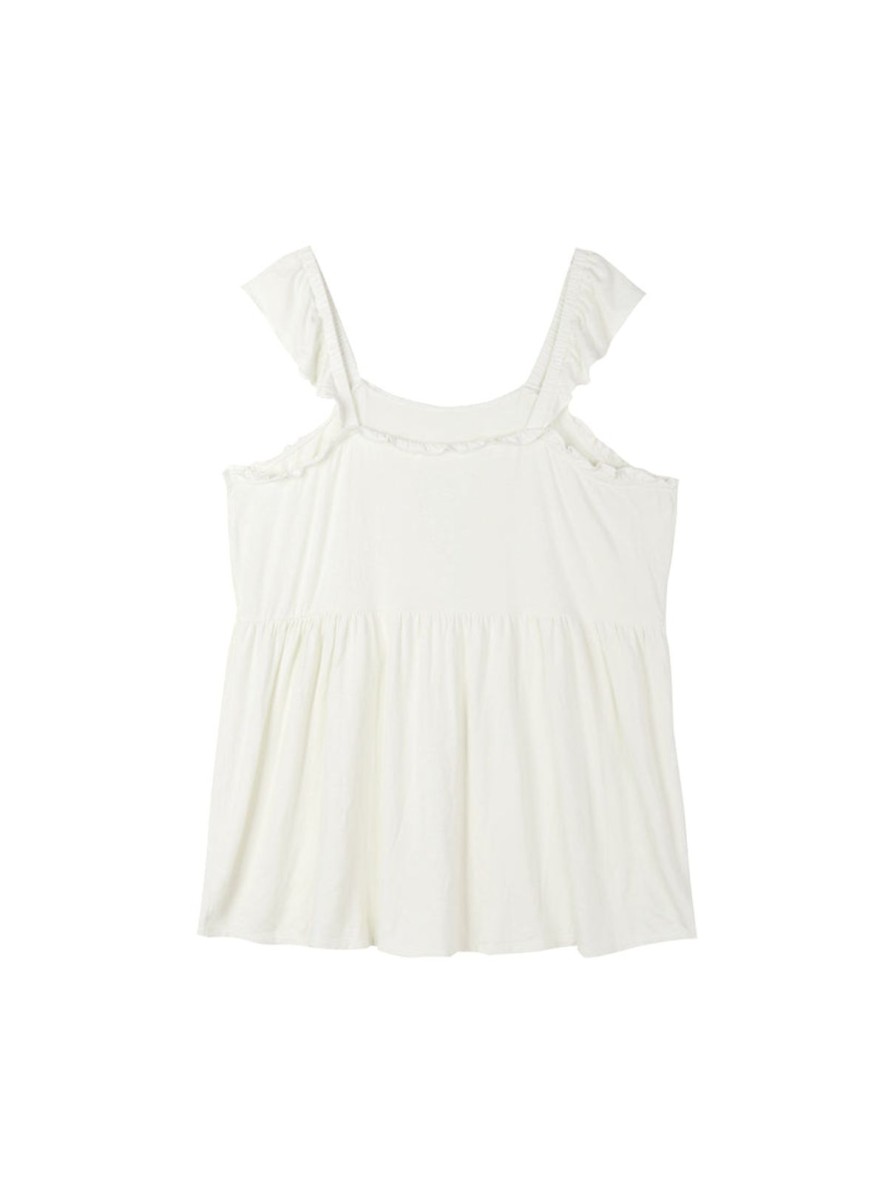 Women 89th + Madison Tops | Ruffle Sleeve Tank