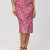 Women 89th + Madison Skirts | Floral Ruched Maxi Skirt Blossoming Rhythm Primrose