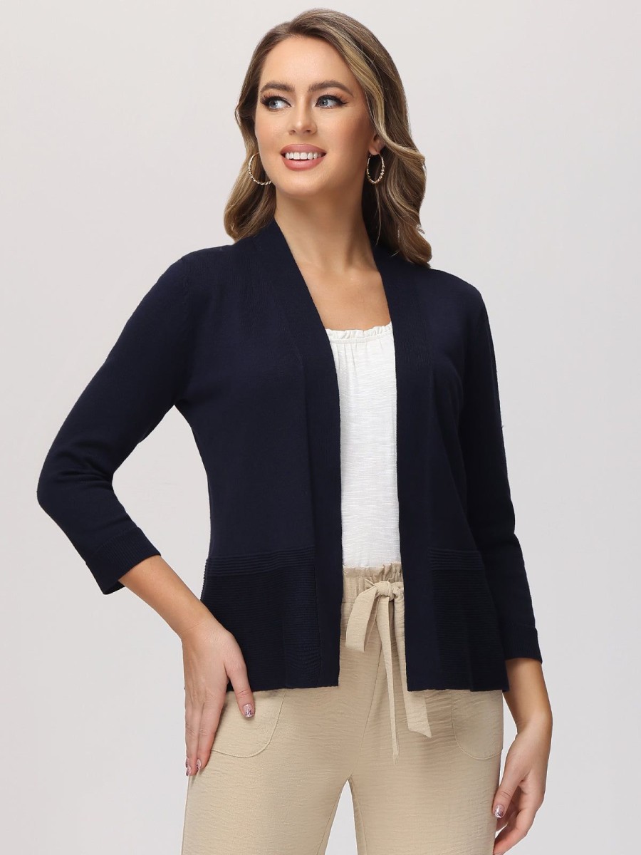 Women 89th + Madison Sweaters & Cardigans | Rib Open-Front Cardigan