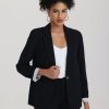 Women 89th + Madison Jackets & Blazers | One Button Blazer Black Beauty