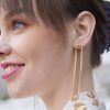 Women 89th + Madison Earrings | Chain Drop Earrings Gold