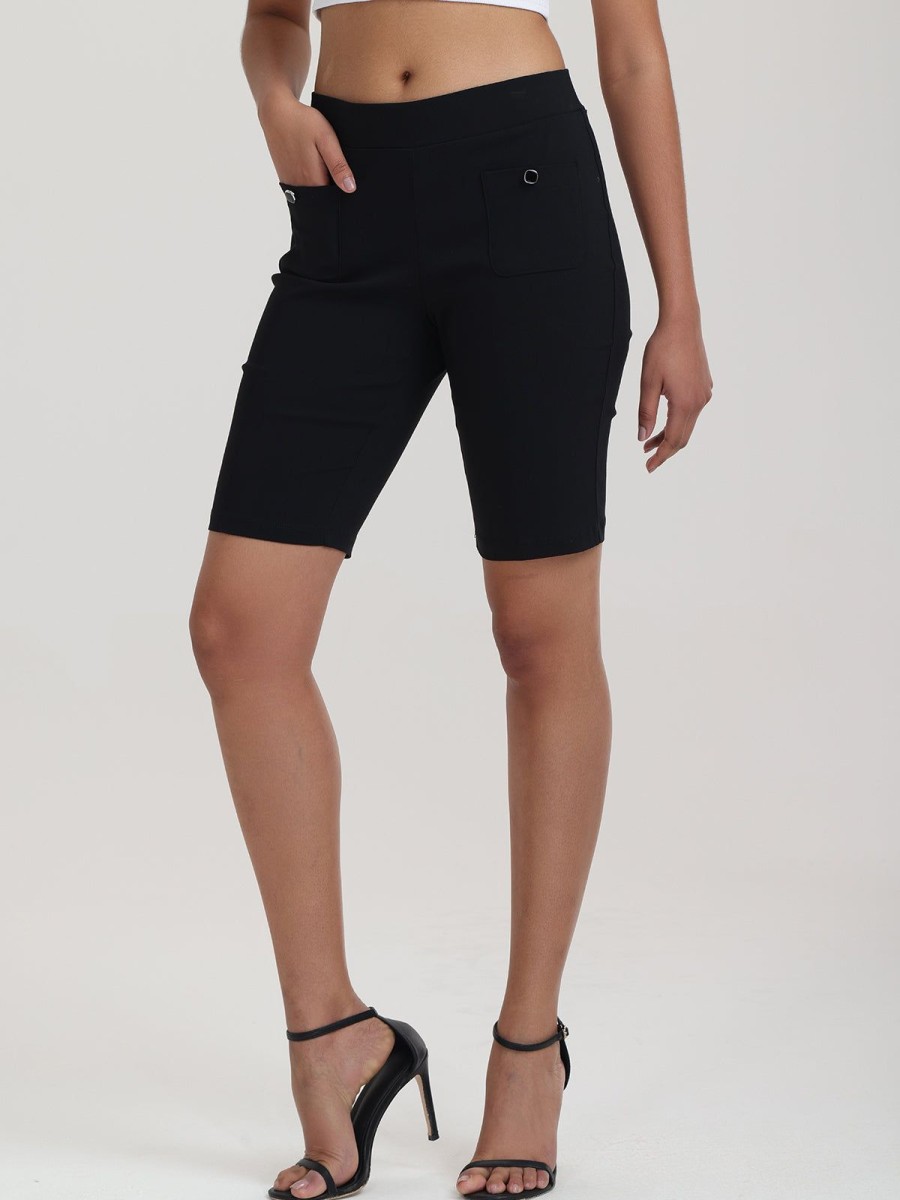 Women 89th + Madison Pants | Patch Pockets Bermuda Shorts