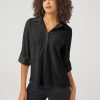 Women 89th + Madison Tops | 3/4 Sleeve Popover Blouse