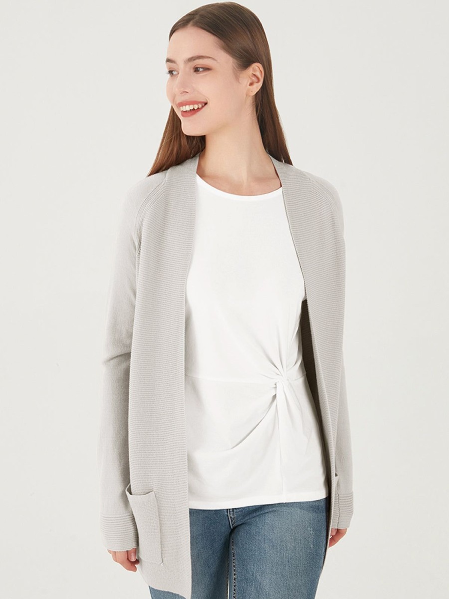 Women 89th + Madison Sweaters & Cardigans | Raglan Sleeve Open Cardigan