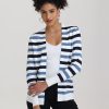 Women 89th + Madison Tops | Mix Stripe Cardigan