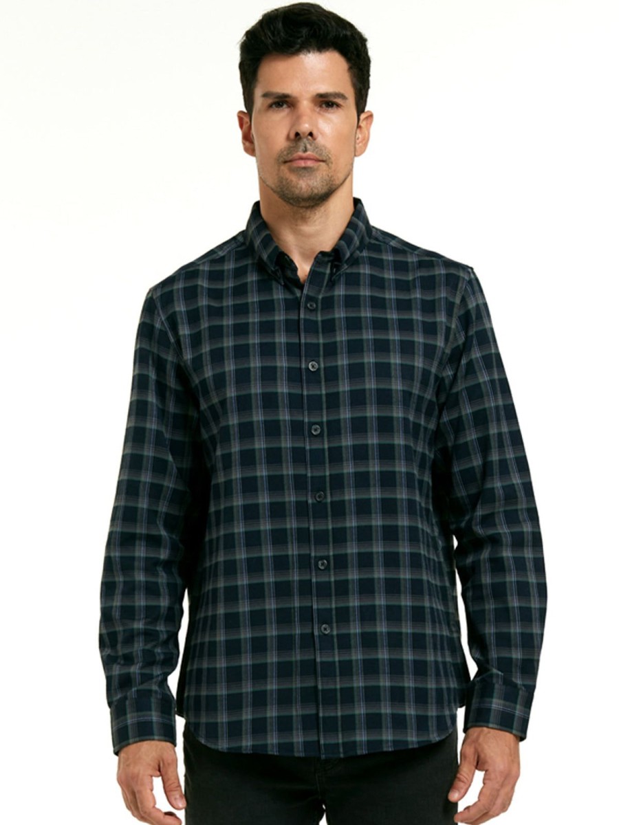 Men 89th + Madison | Plaid Button-Up Shirt