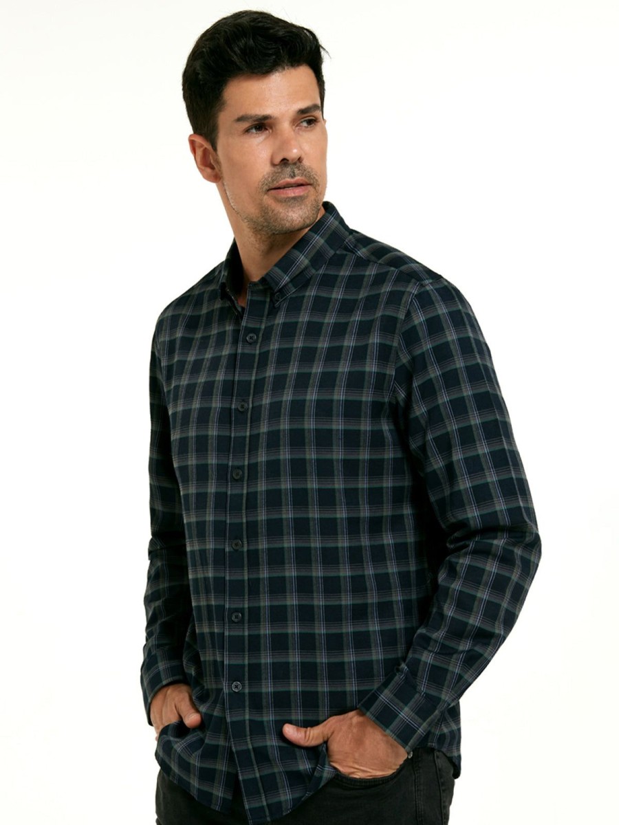 Men 89th + Madison | Plaid Button-Up Shirt