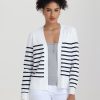 Women 89th + Madison Sweaters & Cardigans | Button Cuff Stripe Cardigan