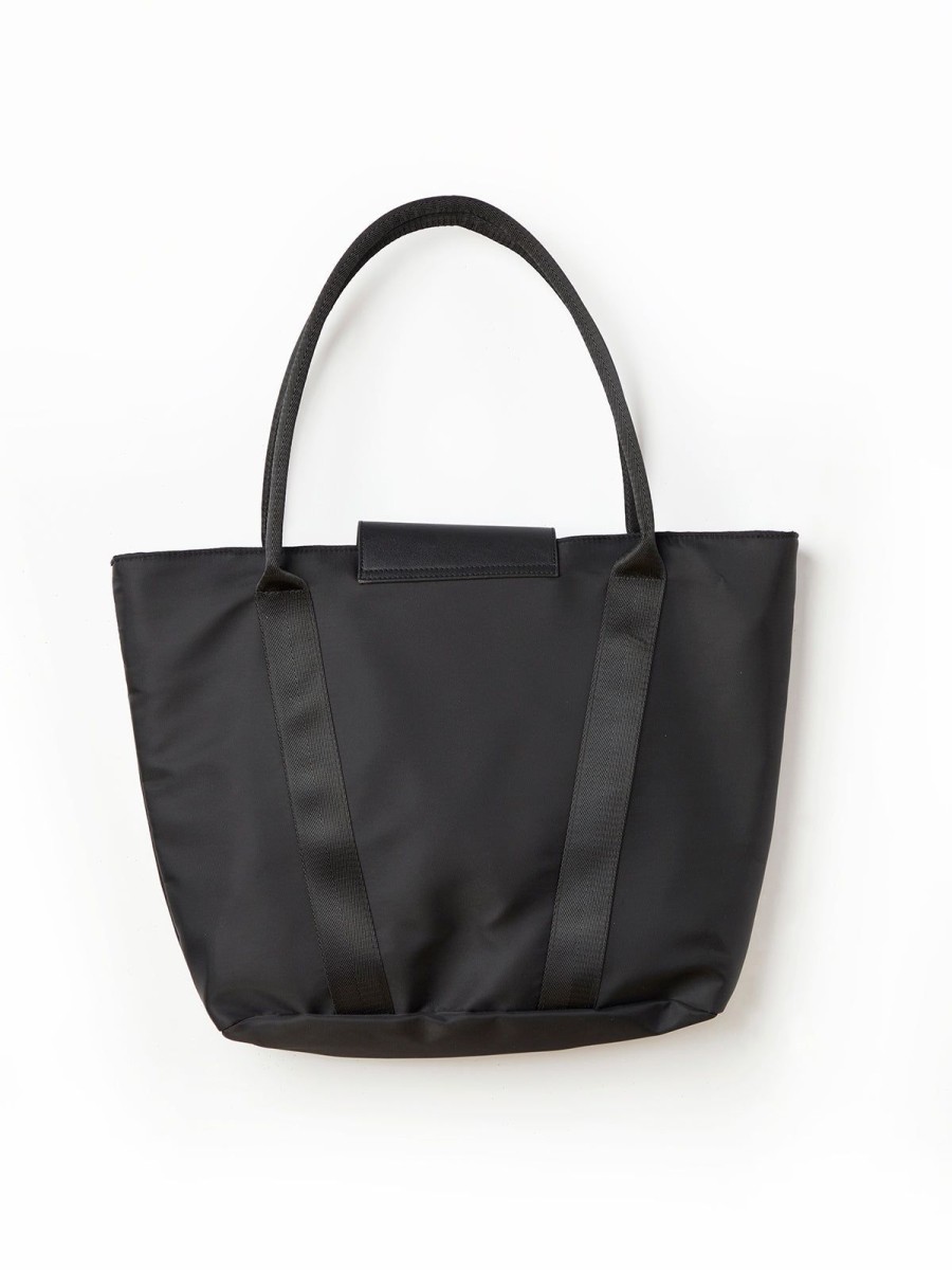 Women 89th + Madison Handbags | Large Nylon Tote Bag Black