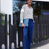 Women 89th + Madison Pants | Twill High-Rise Straight Leg Pants