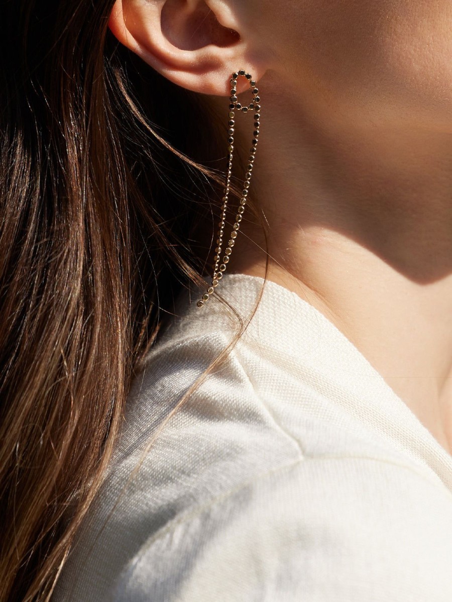 Women 89th + Madison Earrings | Chain Drop Earrings Gold