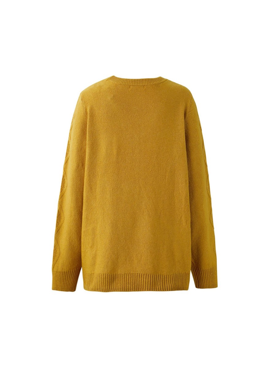 Women 89th + Madison Sweaters & Cardigans | Henley Cable Rib Sweater