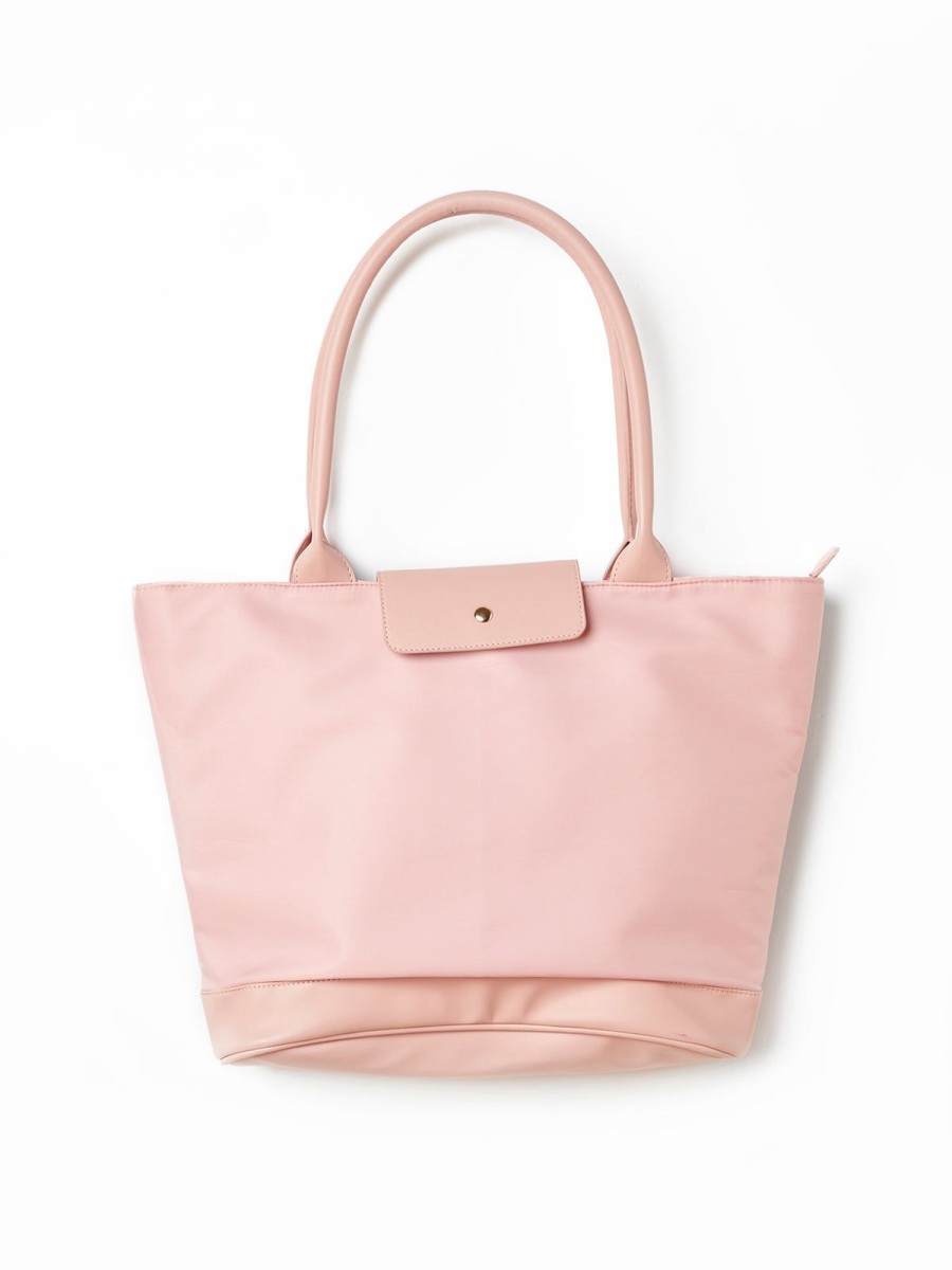 Women 89th + Madison Handbags | Large Nylon Tote Bag Bobble Gum