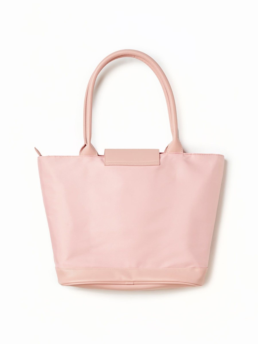 Women 89th + Madison Handbags | Large Nylon Tote Bag Bobble Gum