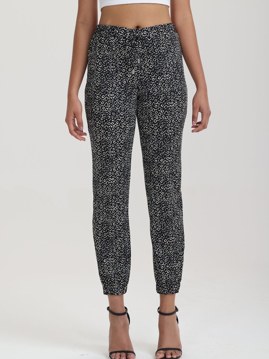 Women 89th + Madison Pants | Print Jersey Joggers