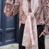 Women 89th + Madison Scarves | Leopard Print Scarf Pink Leopard