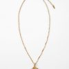 Women 89th + Madison Necklaces | Flower Pendant Necklace With Pearl Gold