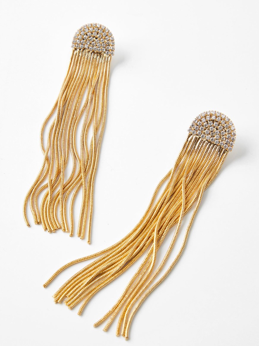 Women 89th + Madison Earrings | Tassel Earrings Gold