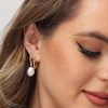 Women 89th + Madison Earrings | Pearl Dangle Earrings Gold