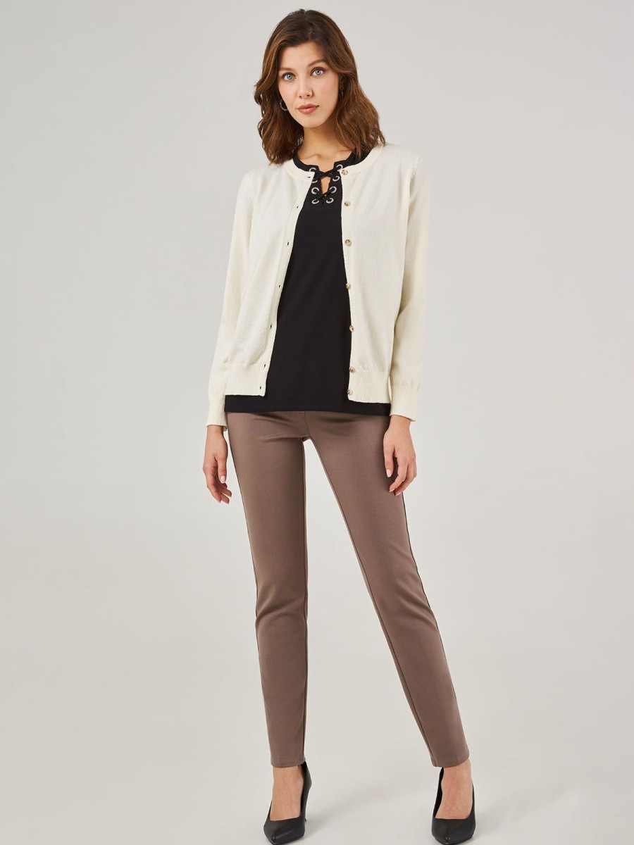 Women 89th + Madison Sweaters & Cardigans | Button Front Jersey Cardigan