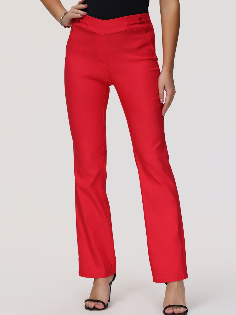 Women 89th + Madison Pants | Mid-Rise Straight Leg Luxe Pull-On Pants