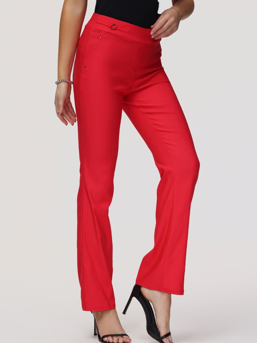 Women 89th + Madison Pants | Mid-Rise Straight Leg Luxe Pull-On Pants