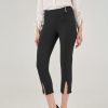 Women 89th + Madison Pants | Scuba Paperclip Grommet Ankle