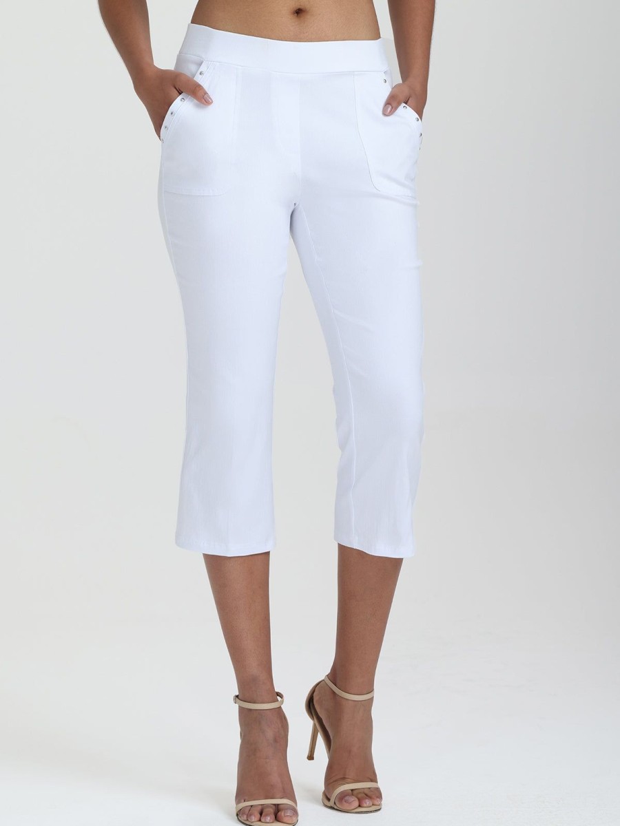 Women 89th + Madison Pants | Mid Rise Pull-On Capri Pants