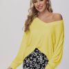 Women 89th + Madison Tops | V-Neck Drop Shoulder Pullover