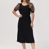 Women 89th + Madison Dresses | Puff Sleeve Midi Dress